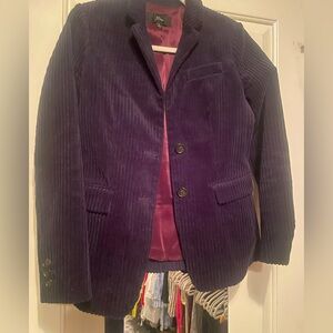 J. Crew navy corduroy blazer